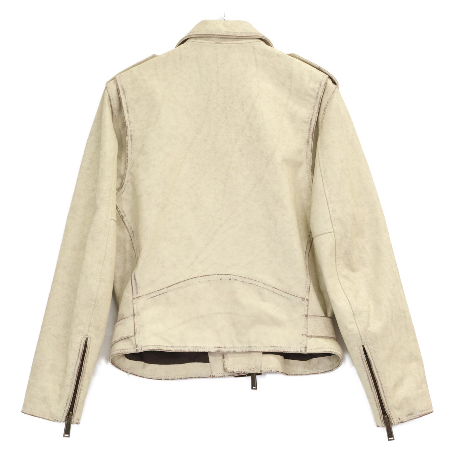 DSQUARED2 ディースクエアード 【美品/国内正規】S71AN0205 エイジング加工 レザー ダブルライダースジャケット ジャケット