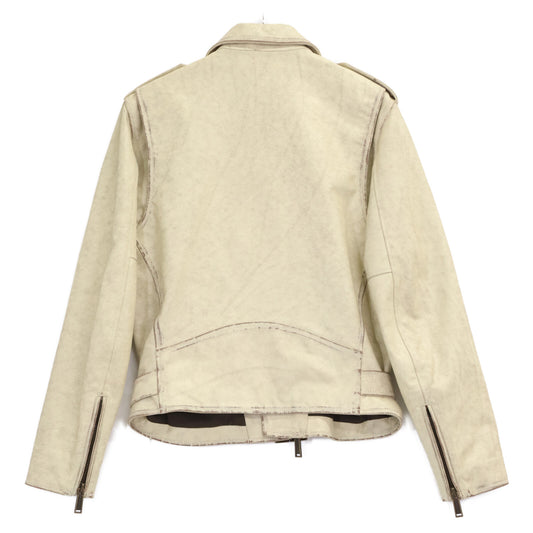 DSQUARED2 ディースクエアード 【美品/国内正規】S71AN0205 エイジング加工 レザー ダブルライダースジャケット ジャケット