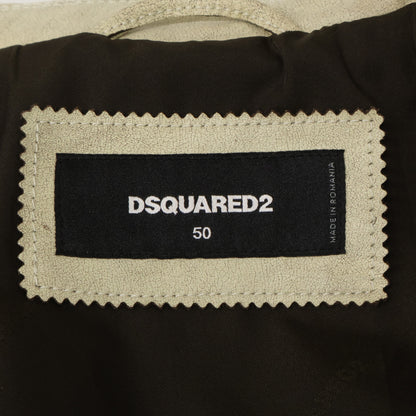 DSQUARED2 excellent-condition/domestic authorized S71AN0205 aged leather double rider jacket, jacket
