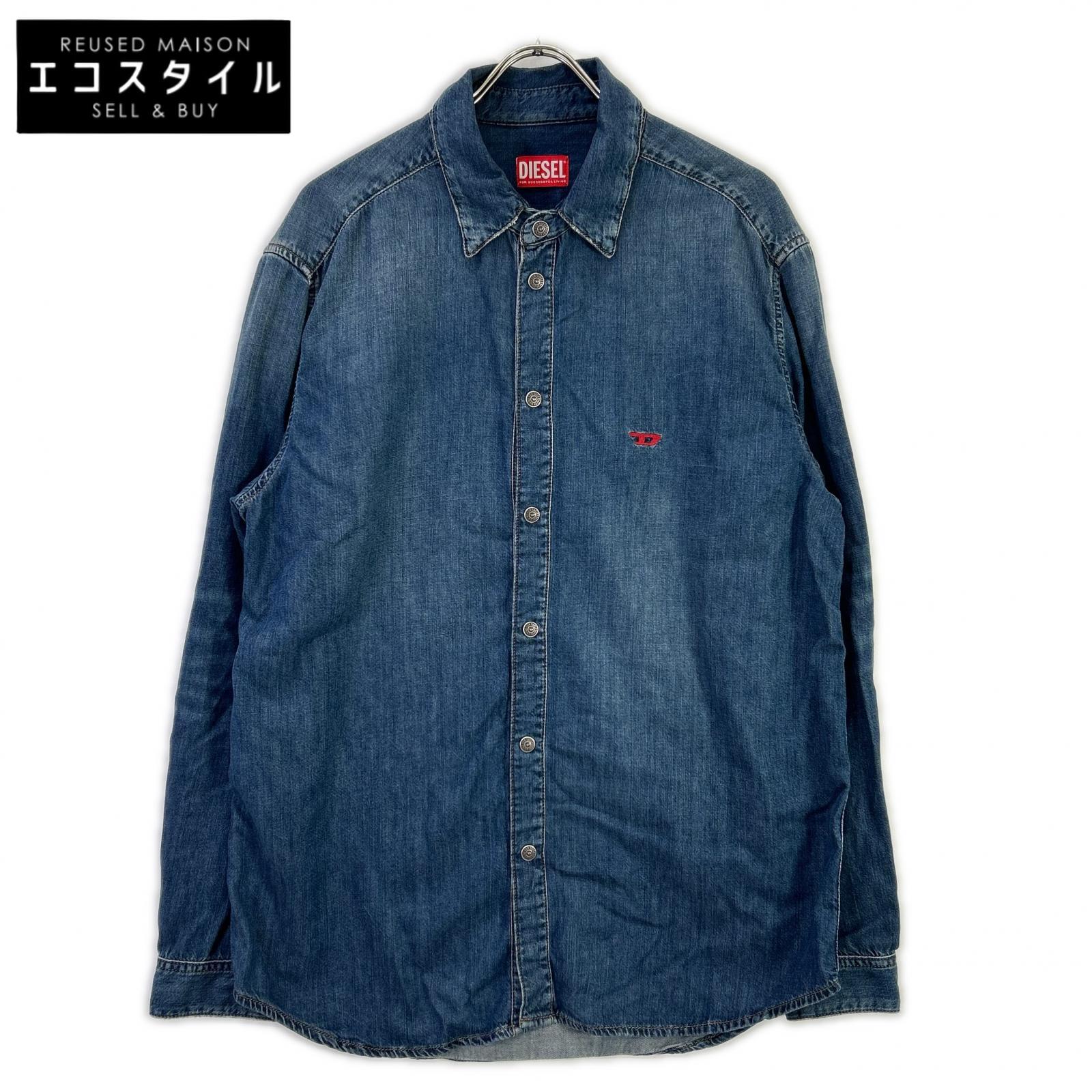 A03534 D-SIMPLY ﾃﾞﾆﾑｼｬﾂ トップス M メンズ
