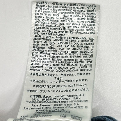 DIESEL BlackGold ディーゼルブラックゴールド TYPE-2612D ペイント加工ハーフデニムパンツ ボトムス