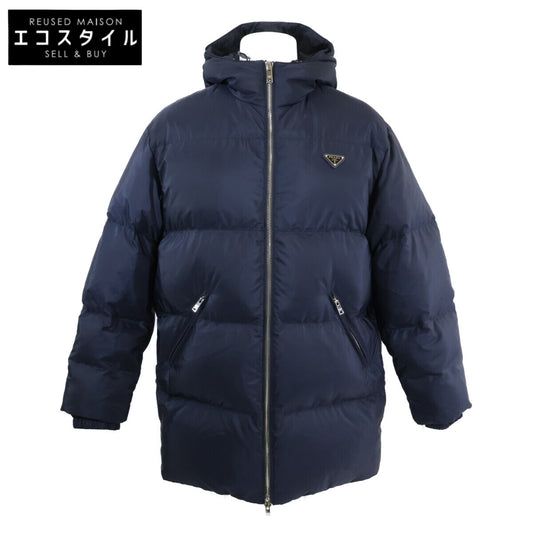 PRADA プラダ 美品 国内正規 24年製 SGH073 トライアングルロゴダウンジャケット コート