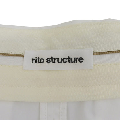 Rito structure リトストラクチャー コットン 中綿 ショートパンツ ボトムス メンズ ホワイト 1 077R22S215P ボトムス