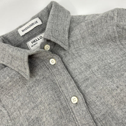 MADISON BLUE マディソンブルー MB184-5009 グレー ウール 長袖シャツ トップス
