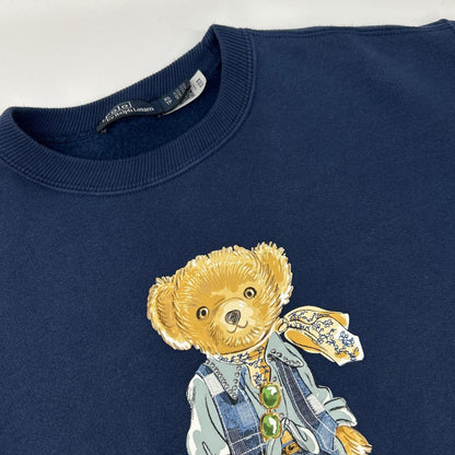 POLO RALPH LAUREN ポロ ラルフローレン ネイビー ポロベアスウェットトレーナー トップス