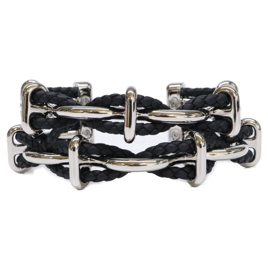 HERMES 爱马仕 近全新 100130FP Double Egee bracelet Egee 双圈手链 手镯