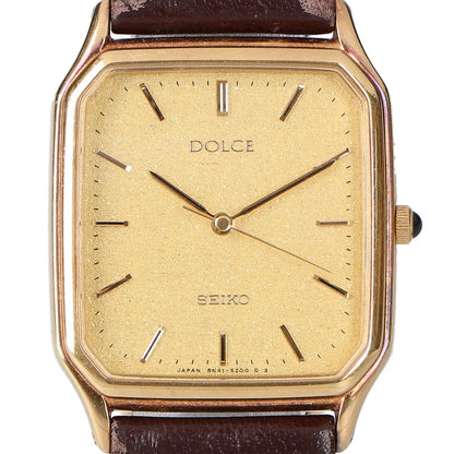 SEIKO セイコー DOLCEドルチェ 8N41-5150 18KT金無垢ケースクォーツ 腕時計