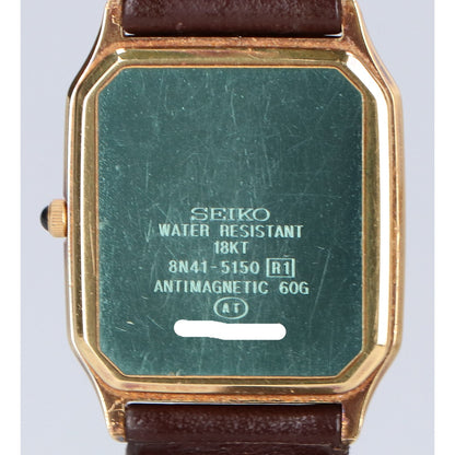 SEIKO セイコー DOLCEドルチェ 8N41-5150 18KT金無垢ケースクォーツ 腕時計