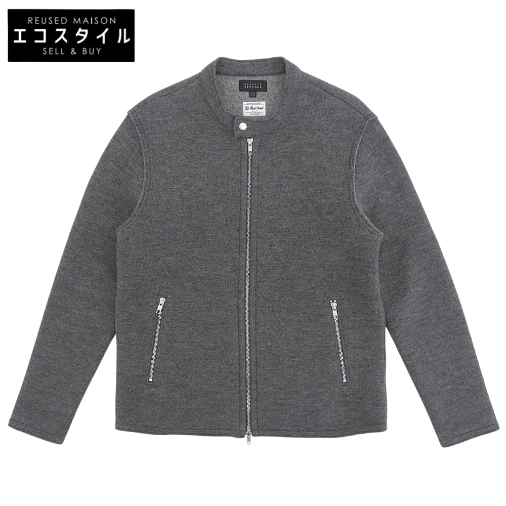 BARNEYSNEWYORK バーニーズニューヨーク ニットジャケット メンズ グレー L 2109261 ジャケット ジャケット