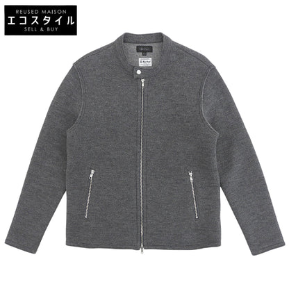 BARNEYSNEWYORK バーニーズニューヨーク ニットジャケット メンズ グレー L 2109261 ジャケット ジャケット