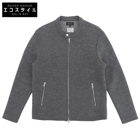 BARNEYSNEWYORK バーニーズニューヨーク ニットジャケット メンズ グレー L 2109261 ジャケット ジャケット
