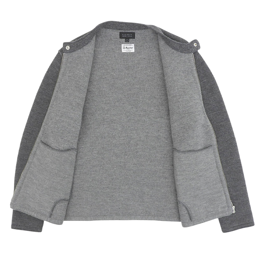 BARNEYSNEWYORK バーニーズニューヨーク ニットジャケット メンズ グレー L 2109261 ジャケット ジャケット