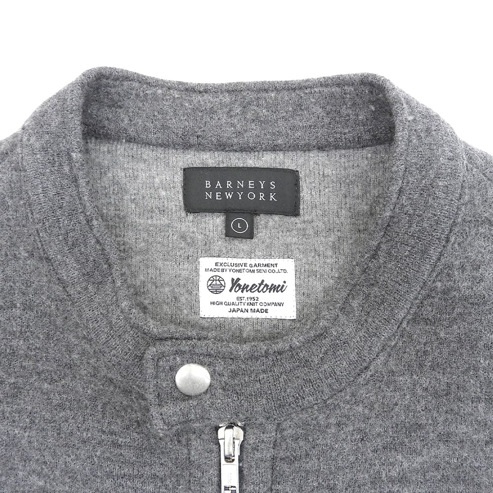 BARNEYSNEWYORK バーニーズニューヨーク ニットジャケット メンズ グレー L 2109261 ジャケット ジャケット