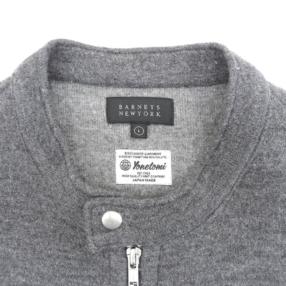 BARNEYSNEWYORK バーニーズニューヨーク ニットジャケット メンズ グレー L 2109261 ジャケット ジャケット