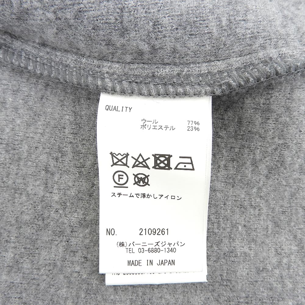 BARNEYSNEWYORK バーニーズニューヨーク ニットジャケット メンズ グレー L 2109261 ジャケット ジャケット