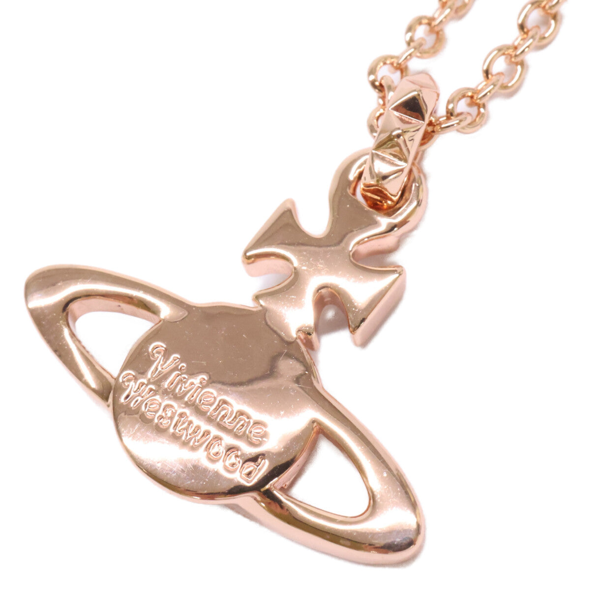 VivienneWestwood ヴィヴィアンウエストウッド 【美品】63020052-02G118 MAYFAIR BAS RELIEF メイフェア バス レリーフ オーブ ラインストーン ネックレス