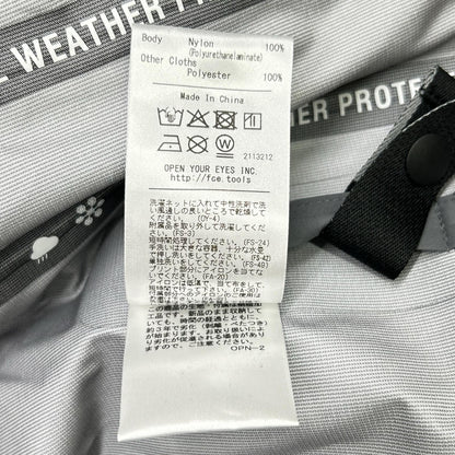 F/CE. エフシーイー グレー パーテックス ウォータープルーフ レイヤリング シェル ジャケット