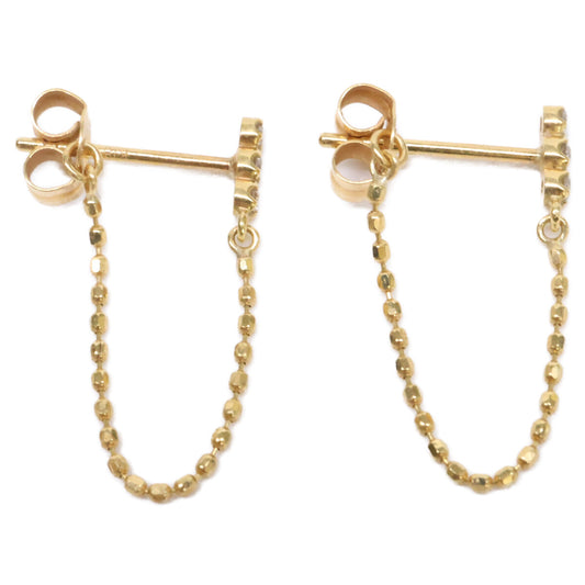 AHKAH アーカー AB1580010400 K18 0.03ct ダイヤモンドデュー ピアス