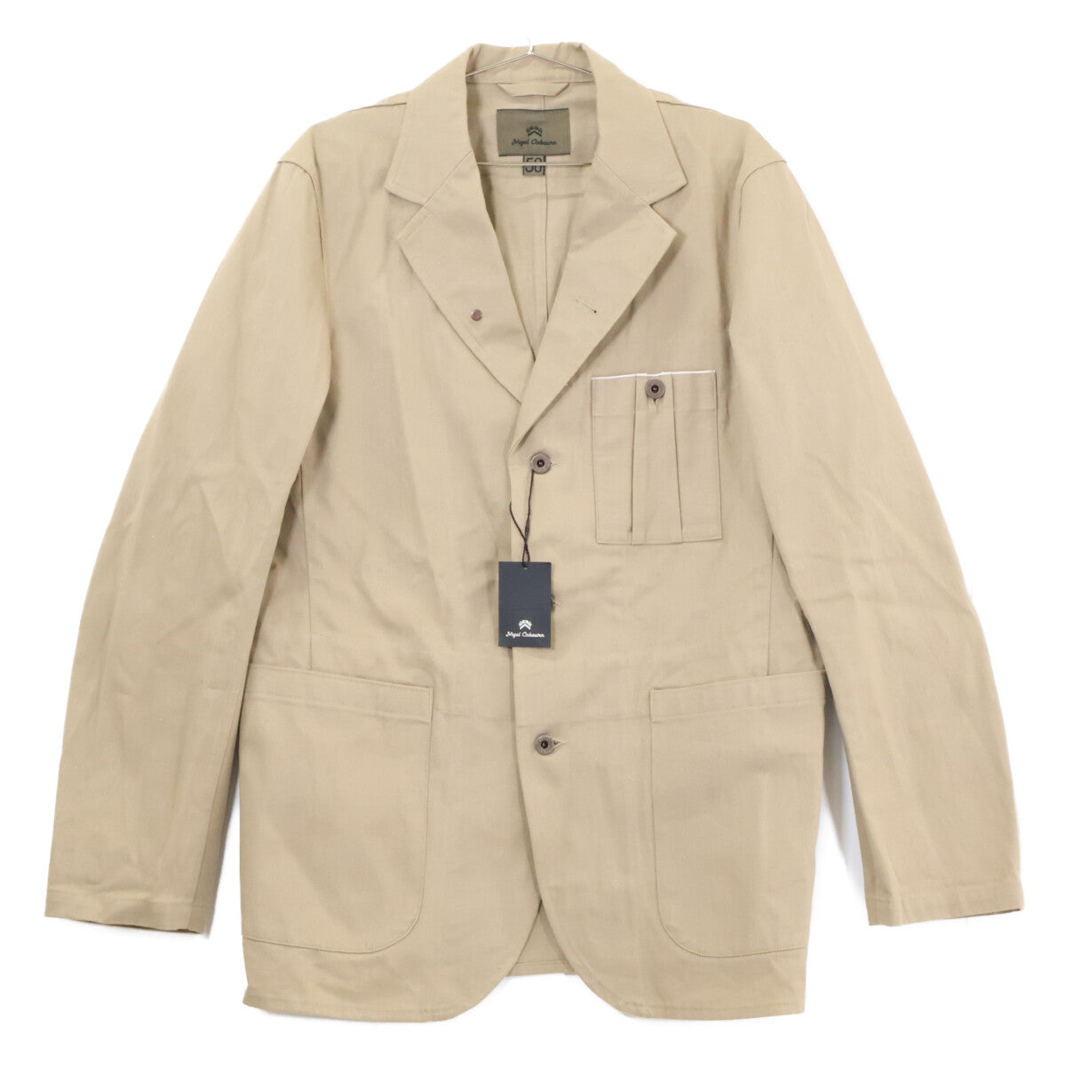 NIGEL CABOURN ナイジェルケーボン 8038-00-80006 ベージュ コットンカバーオール ジャケット