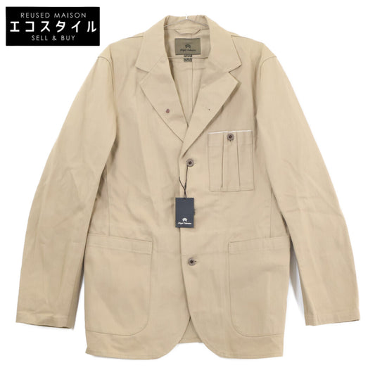 NIGEL CABOURN ナイジェルケーボン 8038-00-80006 ベージュ コットンカバーオール ジャケット