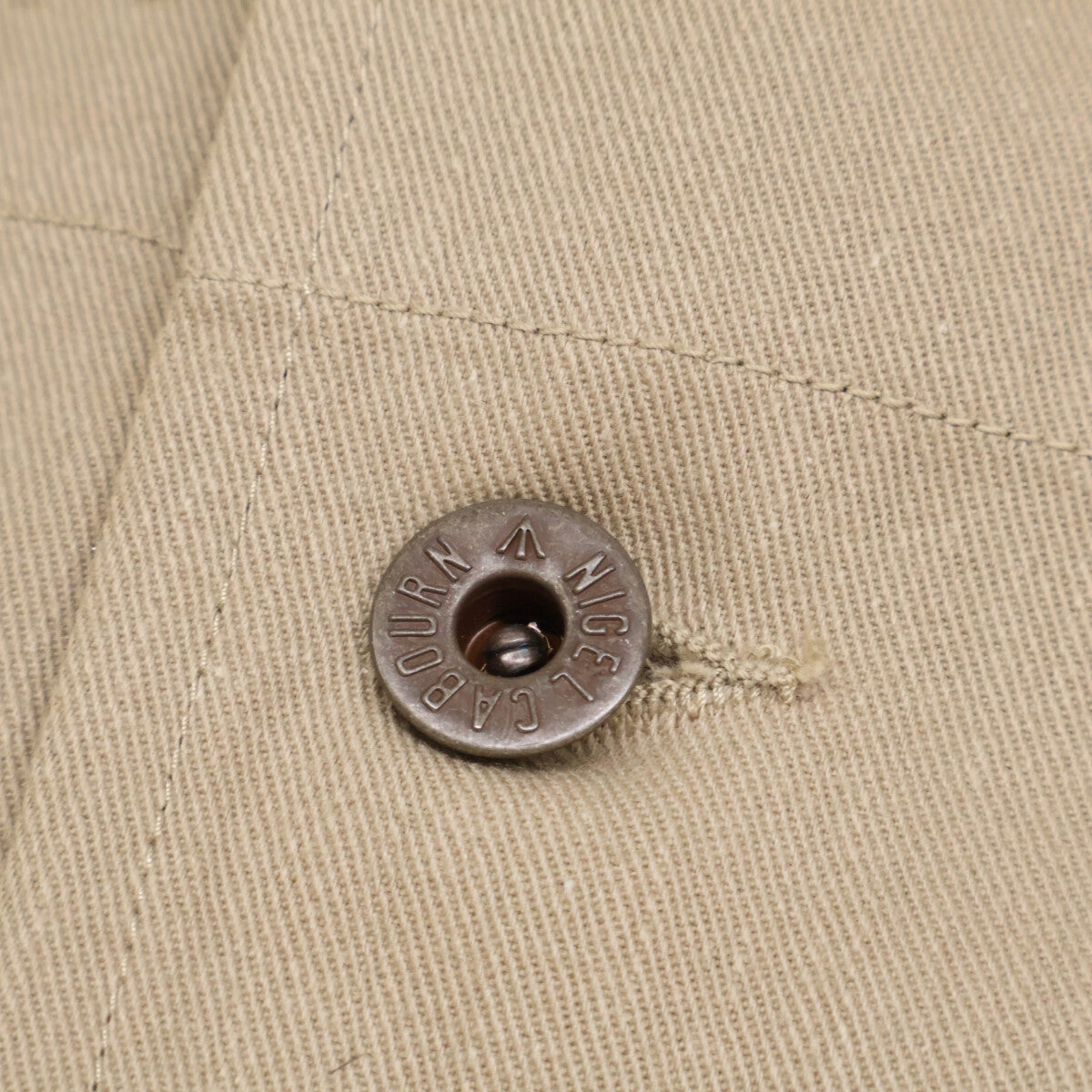 NIGEL CABOURN 8038-00-80006 Beige Cotton Coverall Jacket