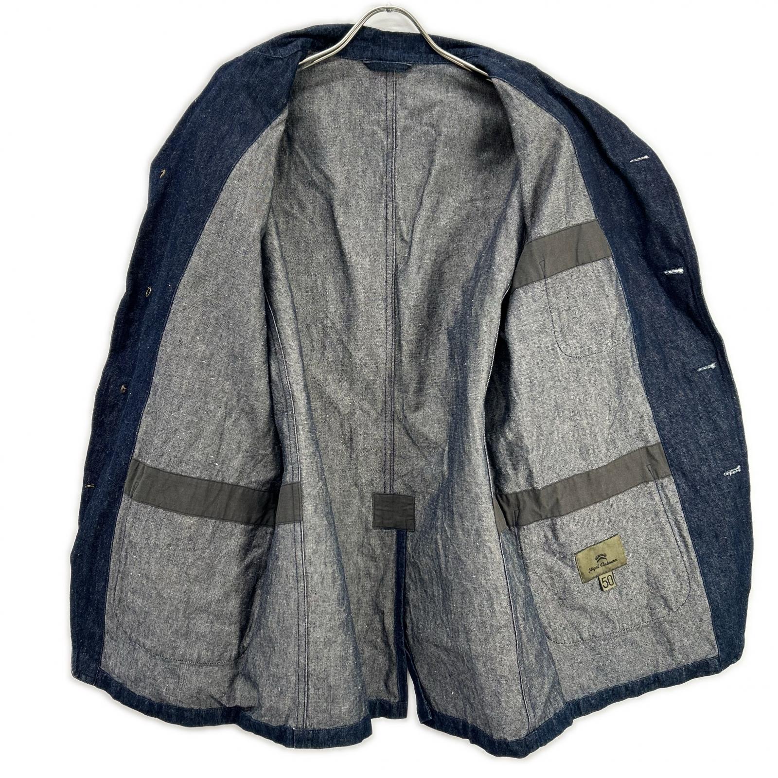 NIGEL CABOURN 尼格尔·卡本 8042-00-80010 INDIGO DENIM 靛蓝牛仔布 医院夹克 夹克