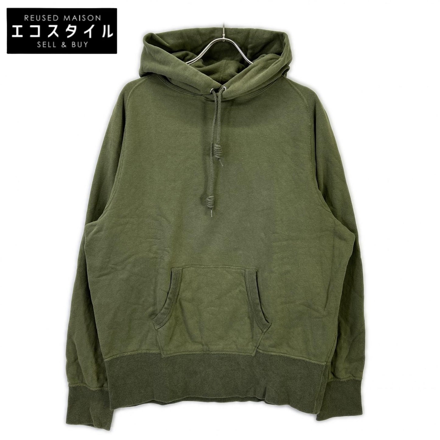NIGEL CABOURN ナイジェルケーボン 8044-00-20045 カーキスウェットパーカー トップス