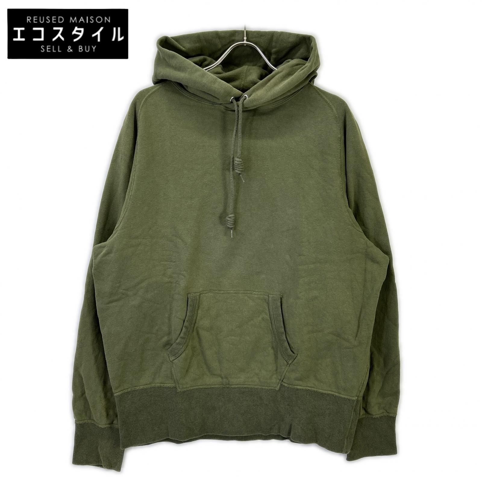 NIGEL CABOURN ナイジェルケーボン 8044-00-20045 カーキスウェットパーカー トップス