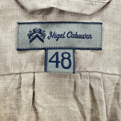 NIGEL CABOURN 奈杰尔卡伯恩 8046-00-10005 卡其色 英式军官衬衫 上衣
