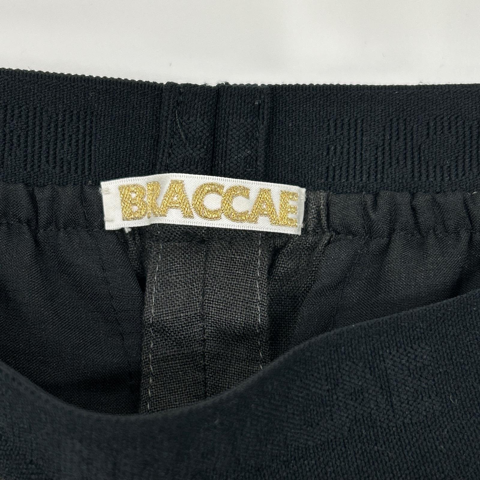 BRACCAE ブラッカエ ZOE-YLM リネンレーヨン 2タックパンツ ボトムス