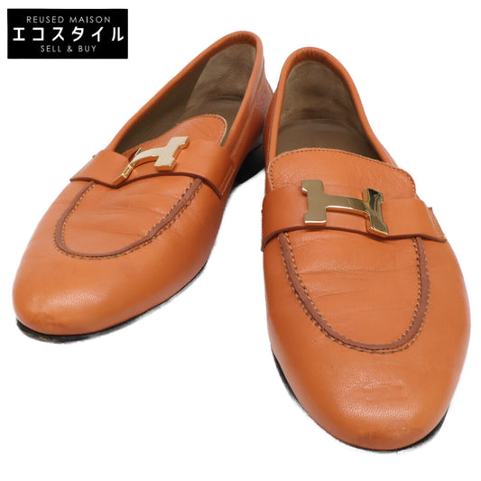 HERMES エルメス Hバックル ローファー シューズ