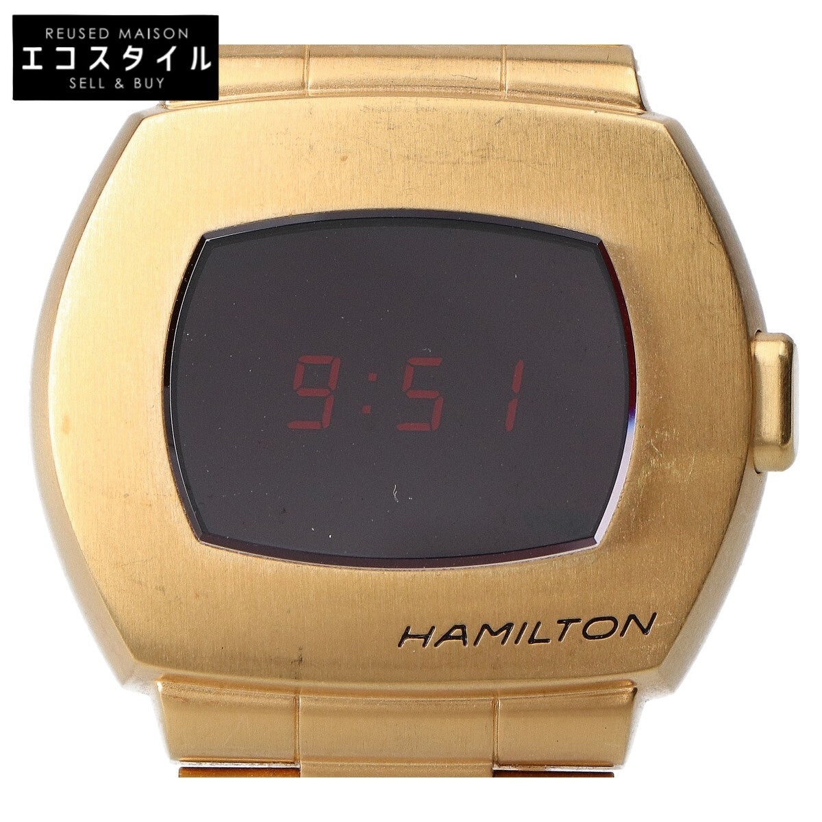 HAMILTON ハミルトン H52424130 ゴールド アメリカンクラシック デジタル腕時計 腕時計