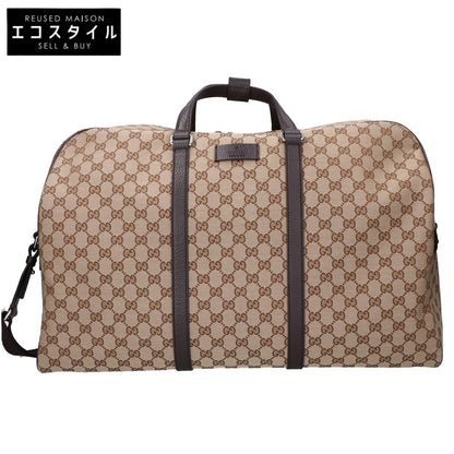 GUCCI グッチ 美品 610105 GGキャンバス ボストンバッグ