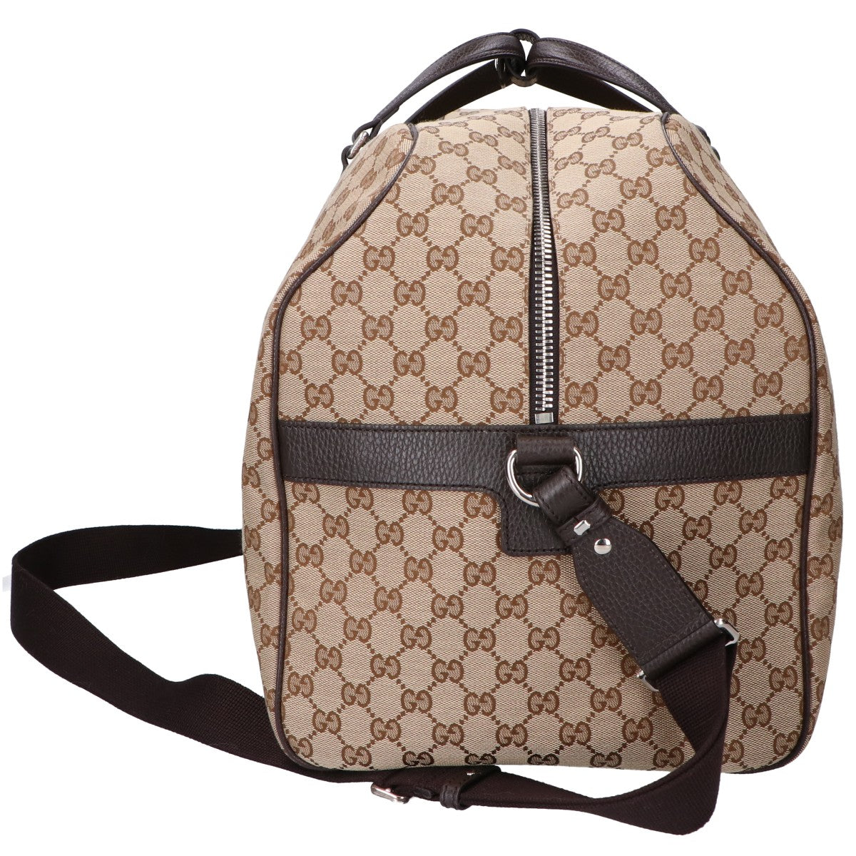 GUCCI グッチ 美品 610105 GGキャンバス ボストンバッグ