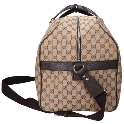 GUCCI グッチ 美品 610105 GGキャンバス ボストンバッグ