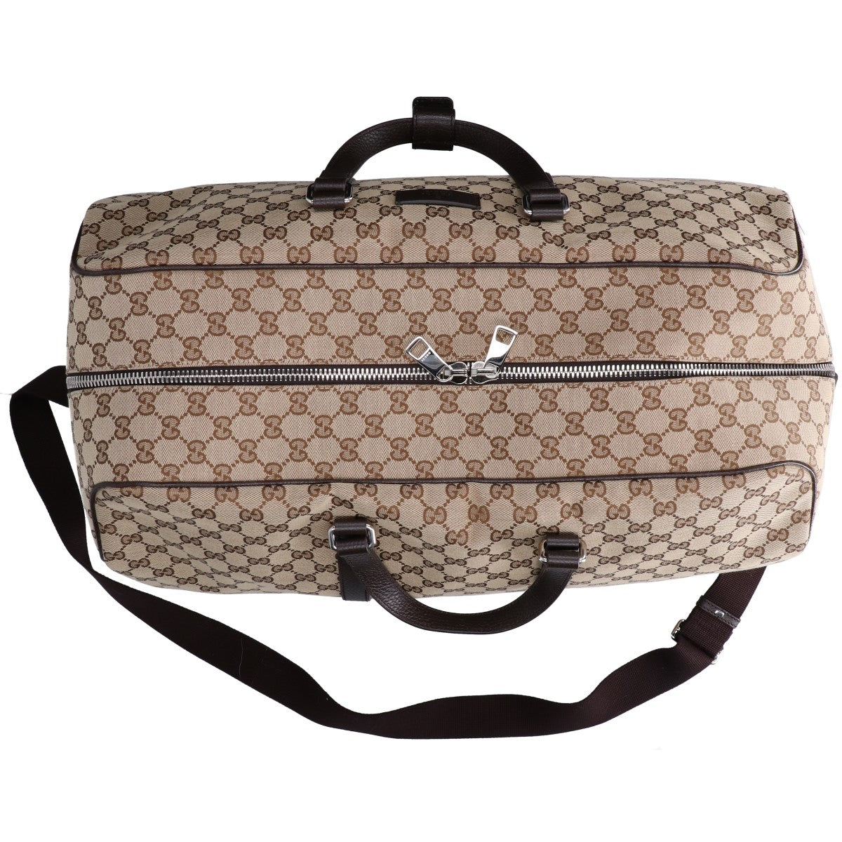 GUCCI グッチ 美品 610105 GGキャンバス ボストンバッグ