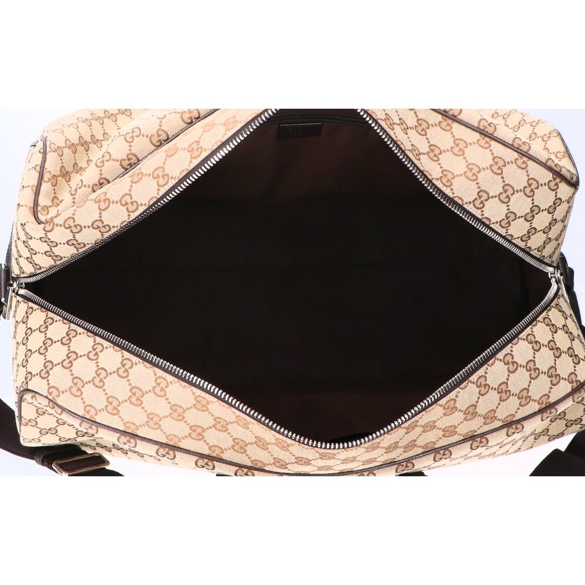 GUCCI グッチ 美品 610105 GGキャンバス ボストンバッグ