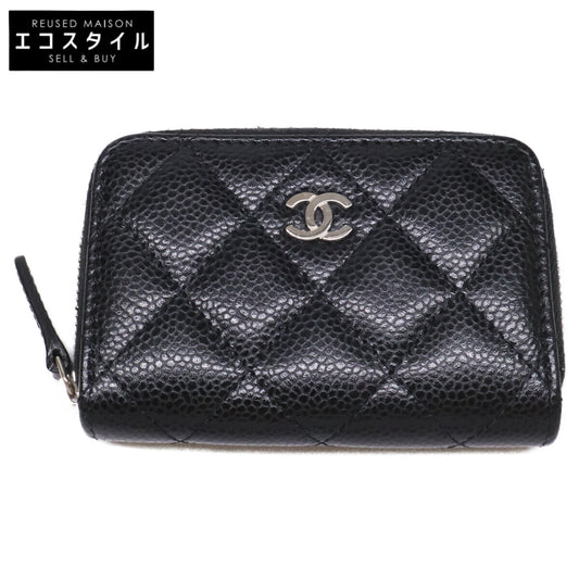 CHANEL シャネル 31番台 AP0216 キャビアスキン クラシック ジップ コインパース コインケース