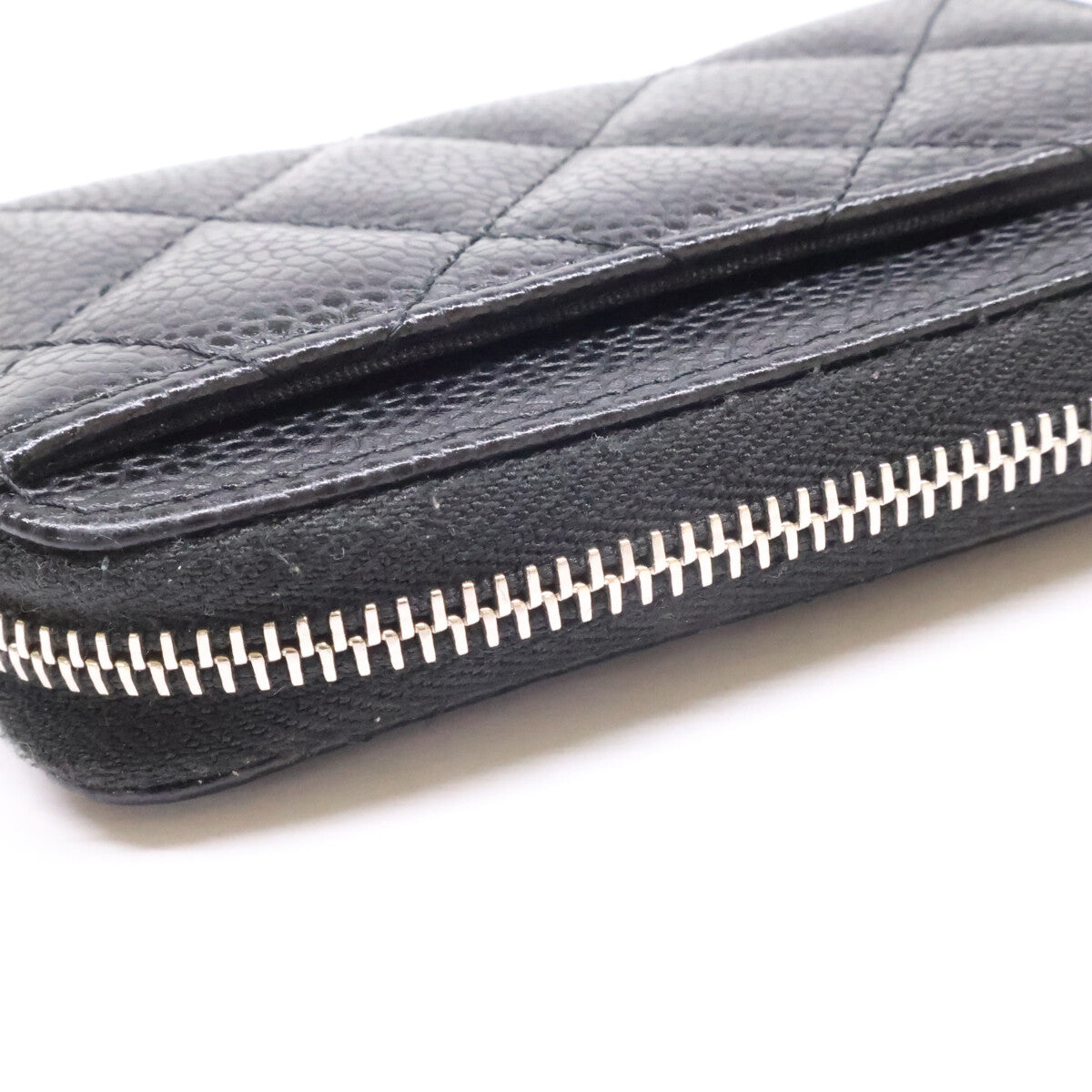 CHANEL シャネル 31番台 AP0216 キャビアスキン クラシック ジップ コインパース コインケース