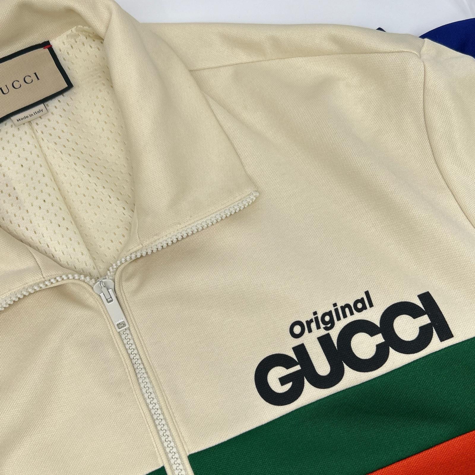 GUCCI グッチ 673297 ロゴプリント トラックジャケット ジャケット