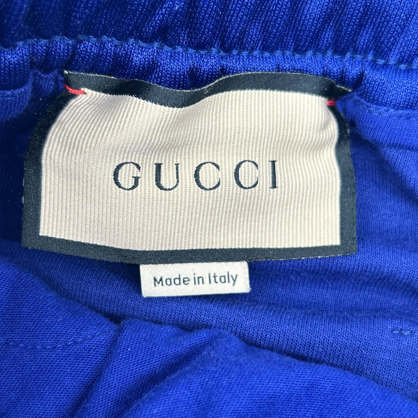 GUCCI グッチ 673755 ブルー トラックパンツ ボトムス
