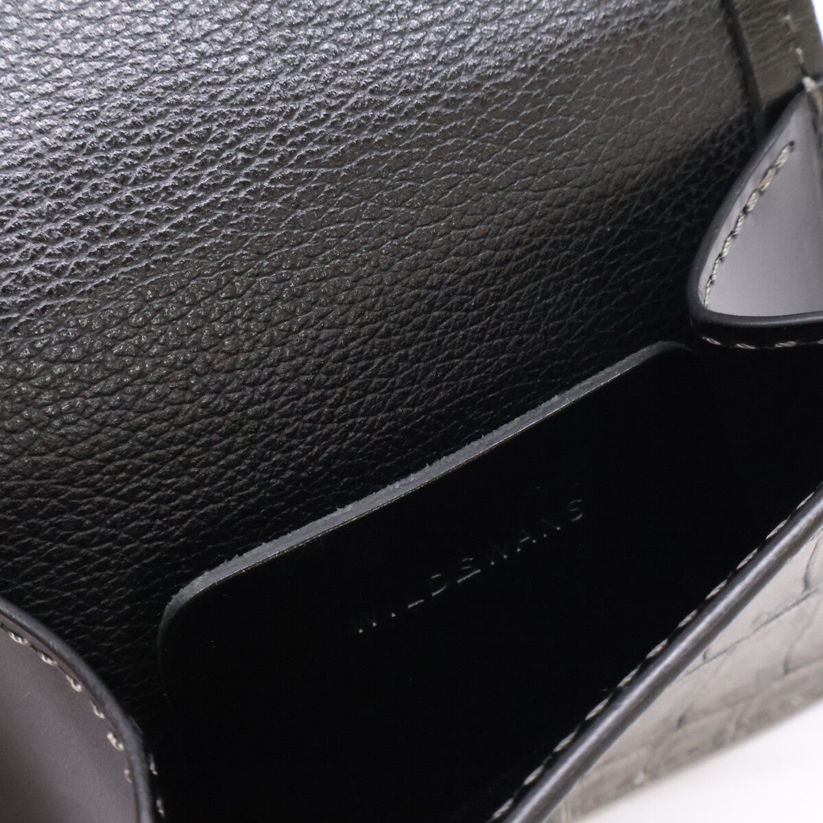 WILDSWANS ワイルドスワンズ 【新品同様】CSS-TONGUE/POR/SUMIxSD/BK タング 墨染ポロサス/サドルプルアップ コインケース