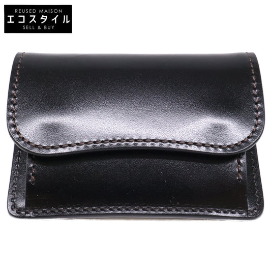 WILDSWANS 【Excellent Condition】TONGUE/SD/BK Tongue Saddle Pull-Up Coin Case