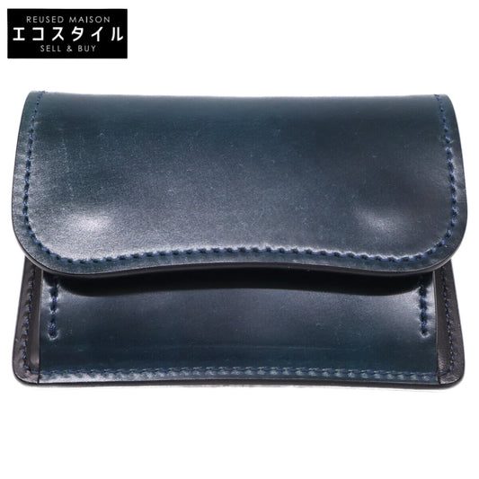 WILDSWANS 【Excellent Condition】CSS-TONGUE/HC/INTBxEB/BK Tongue Cordovan/Saddle Pull-Up Coin Case