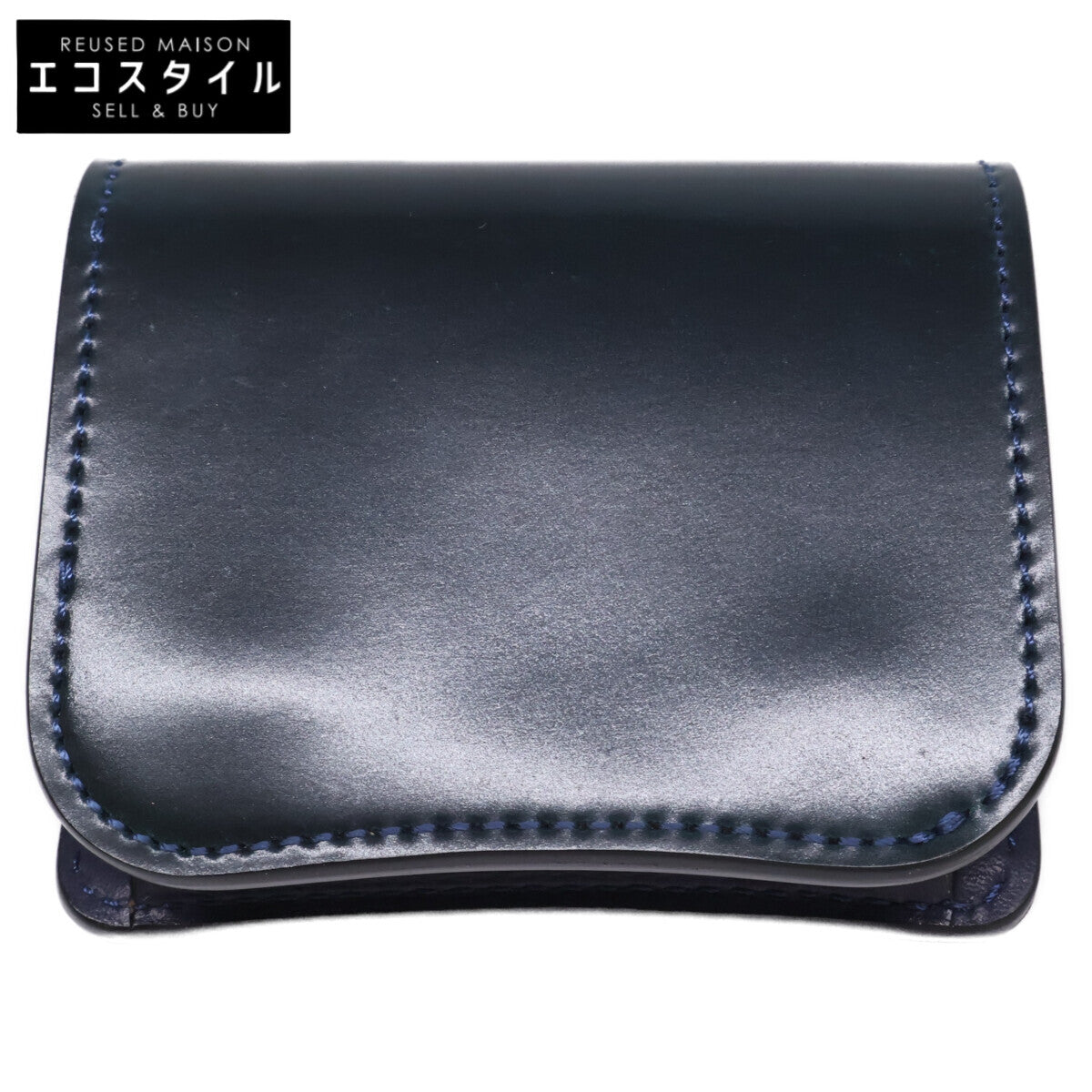 WILDSWANS ワイルドスワンズ 【美品】SP-PALM V2 B/HC/INTBxNOV/MARxEBT/ORG パームV2 コードバン/ノボナッパ/型押しブッテーロ 二つ折り財布 二つ折り財布（小銭入れあり）
