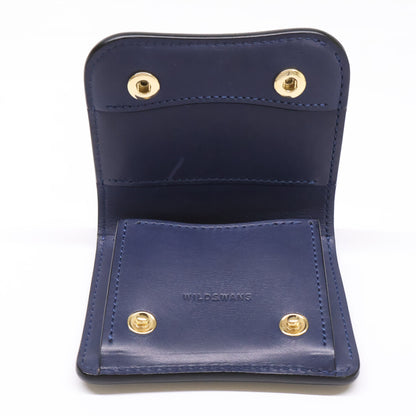 WILDSWANS ワイルドスワンズ 【美品】SP-PALM V2 B/HC/INTBxNOV/MARxEBT/ORG パームV2 コードバン/ノボナッパ/型押しブッテーロ 二つ折り財布 二つ折り財布（小銭入れあり）