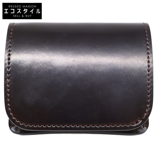 WILDSWANS ワイルドスワンズ 【新品同様】CASA/HC(SD)/#8 カーサ コードバン/サドルプルアップ ミニ財布 二つ折り財布（小銭入れあり）