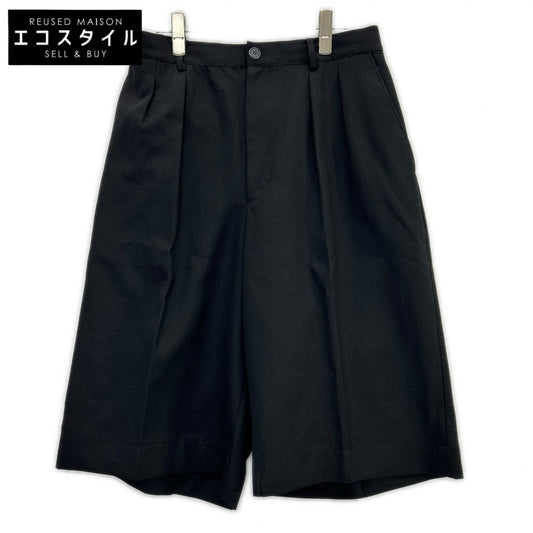 MAISON SPECIAL メゾンスペシャル 11251461509 ブラック ウォッシャブルウールプライムワイドショーツ ボトムス