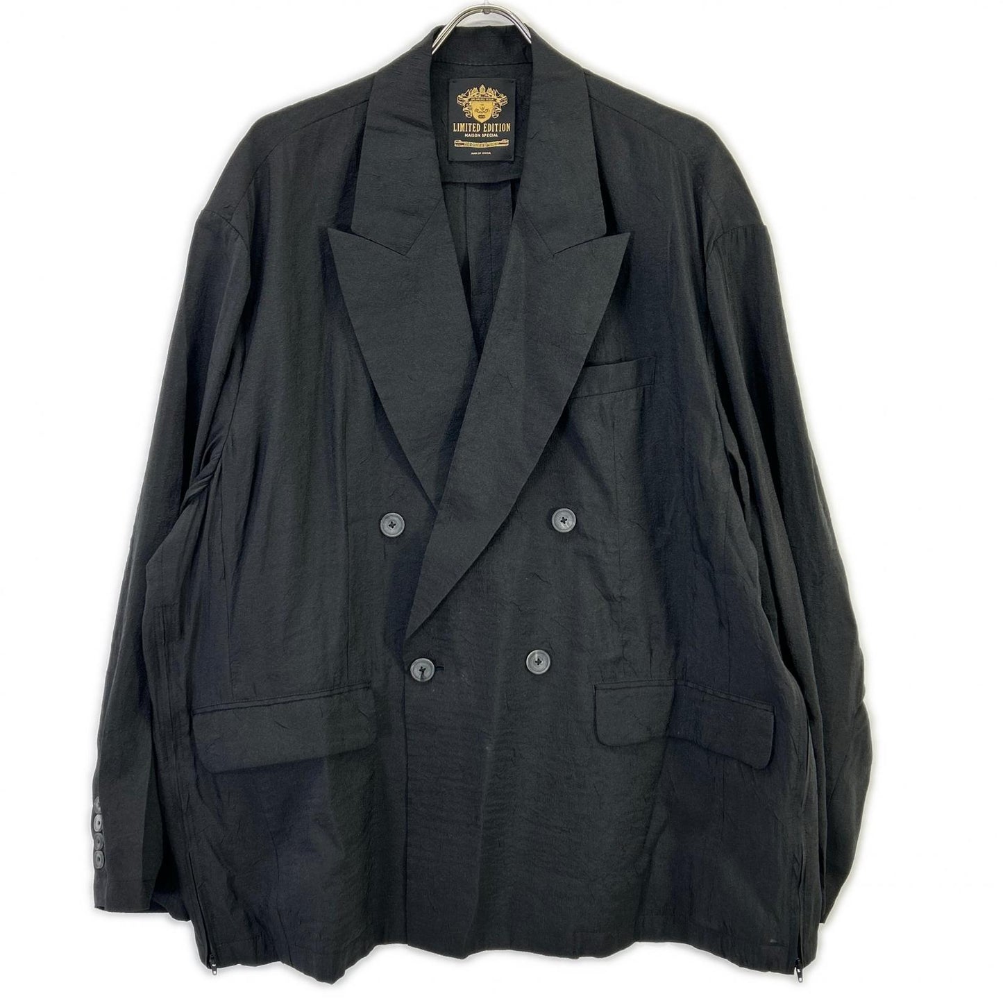 MAISON SPECIAL メゾンスペシャル 11251111202 ブラック ダブルテーラードジャケット ジャケット