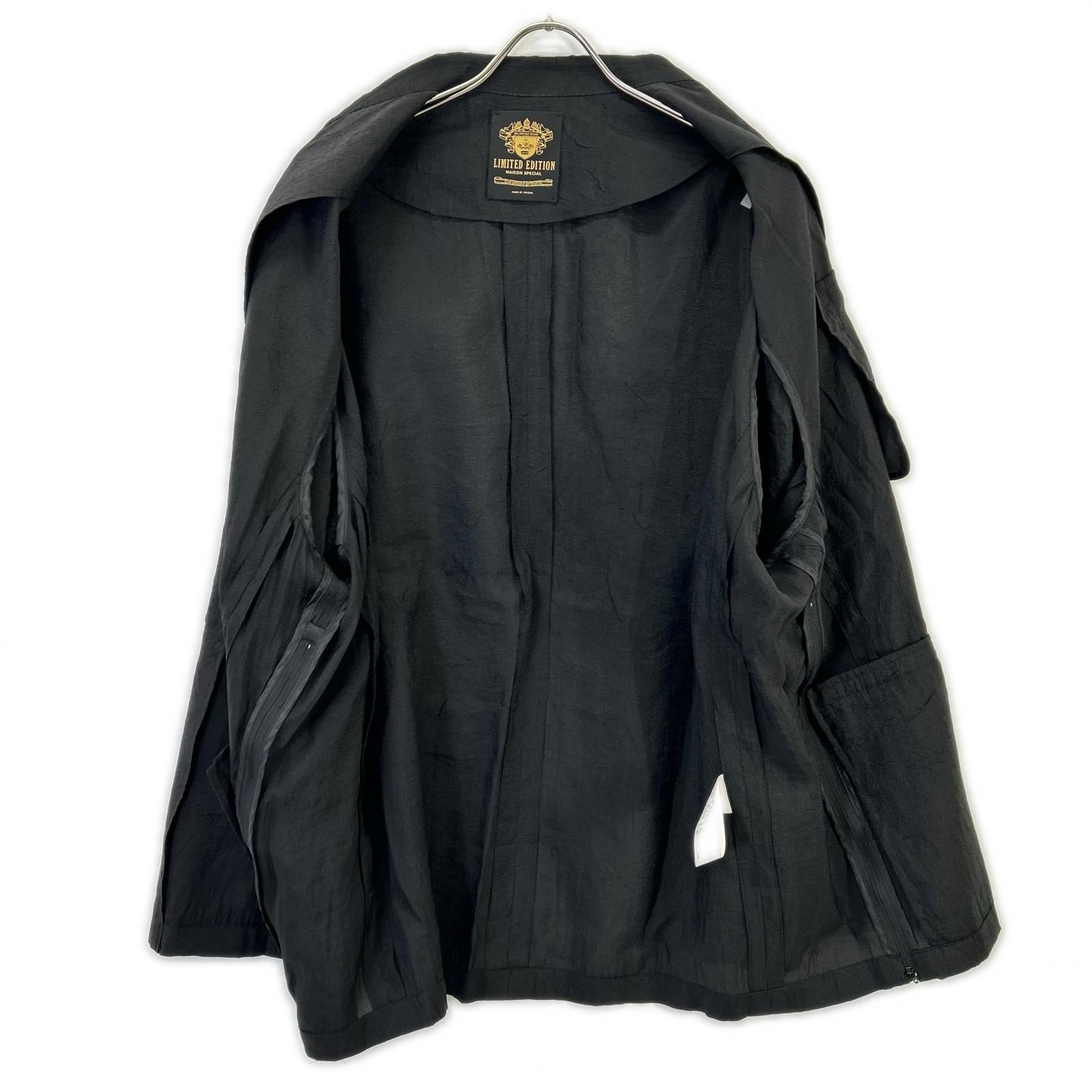 MAISON SPECIAL メゾンスペシャル 11251111202 ブラック ダブルテーラードジャケット ジャケット